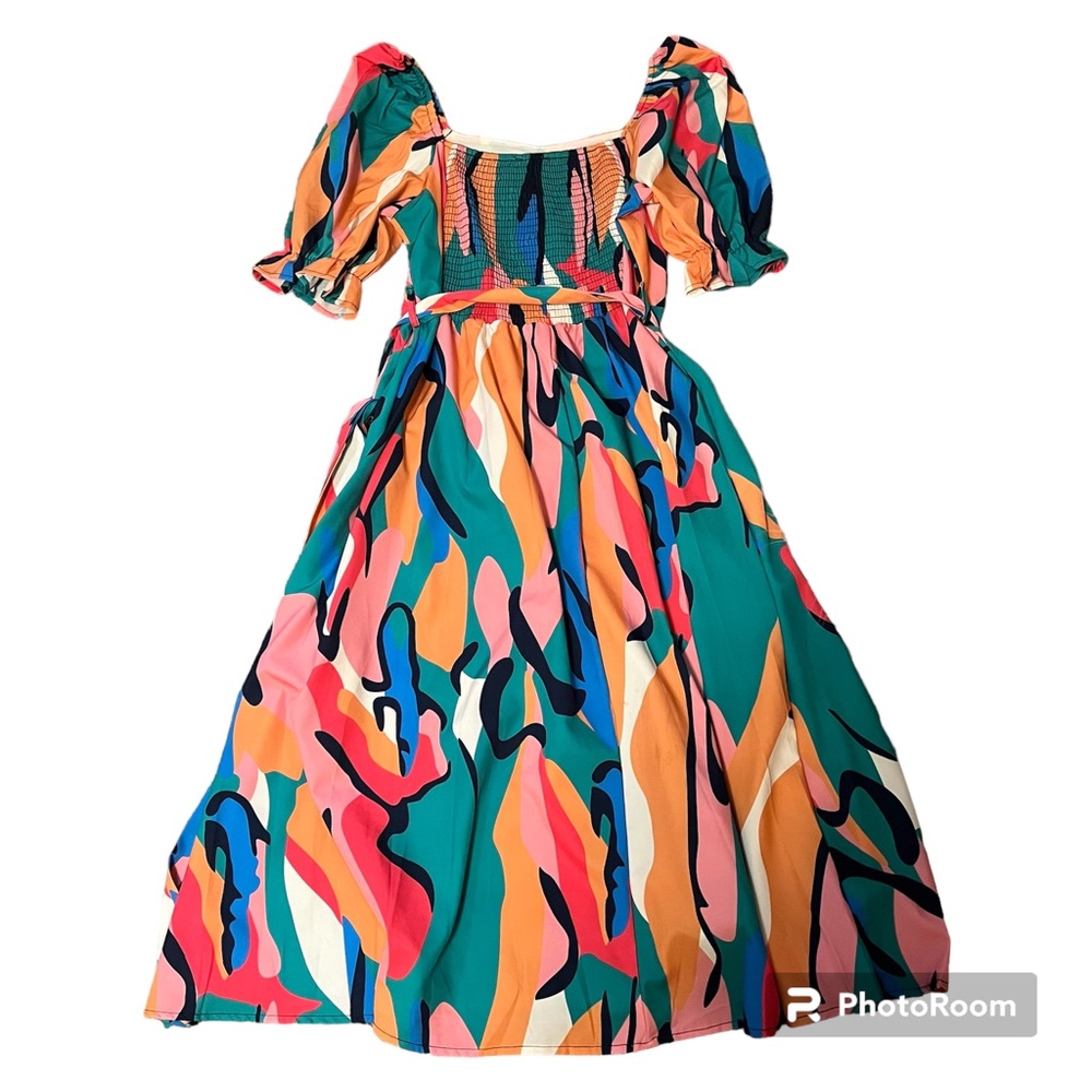 SundayUp Maxi Dress Size L Summer Fun